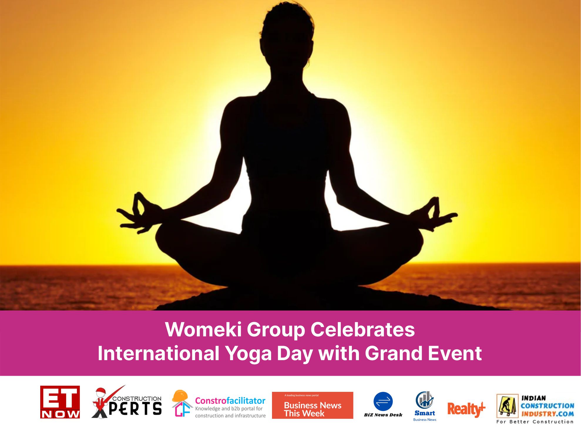 Womeki Group Celebrates International Yoga Day with Grand Event